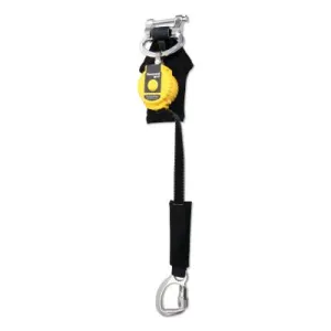 Honeywell TurboLite™ Flash Std Series Personal Fall Limiter, 6 ft, Twin, Steel Locking Swivel Snap Hooks, Quick-Connect, 420 lb, MFLAF2-5/6FT