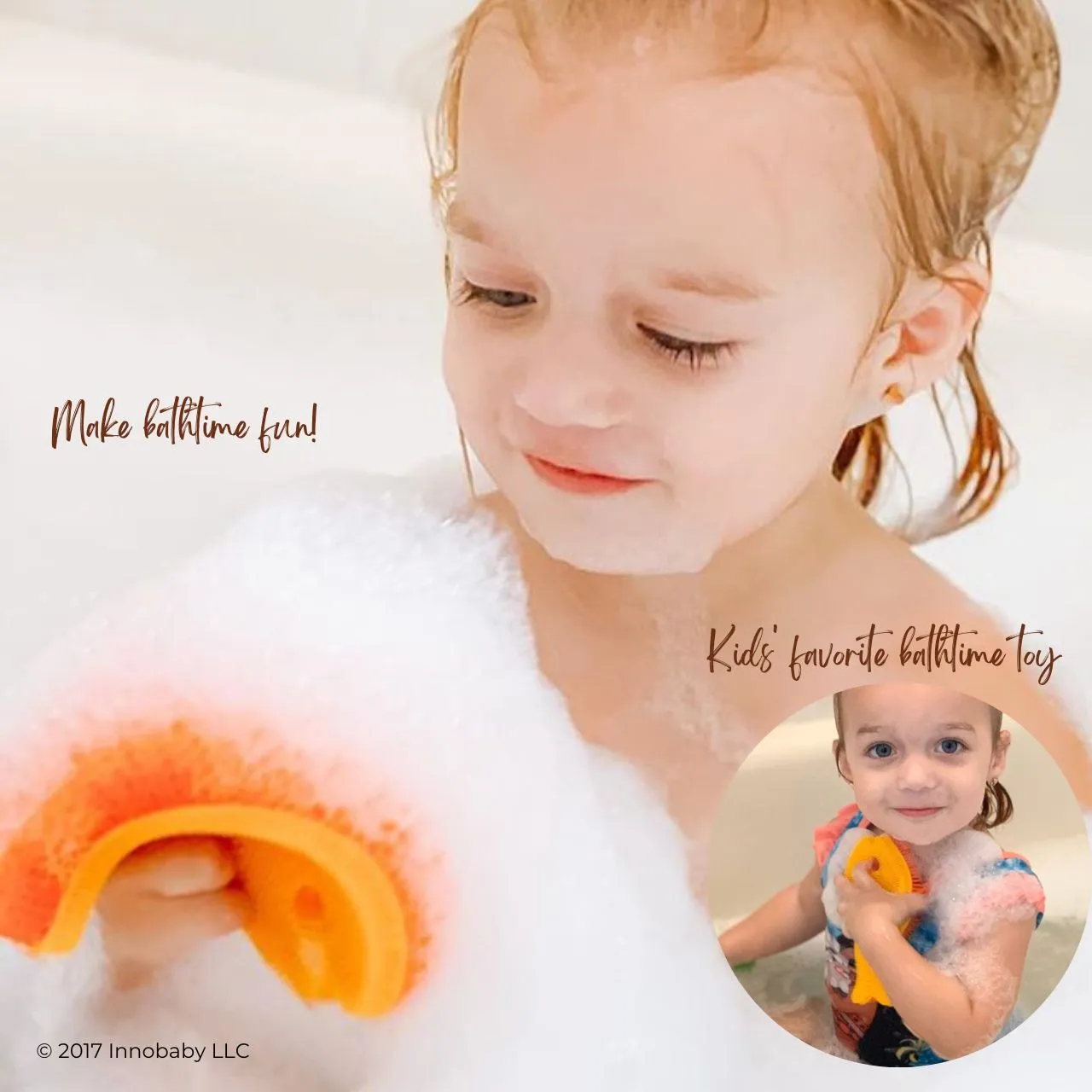 Innobaby Silicone Fish Bath Scrub