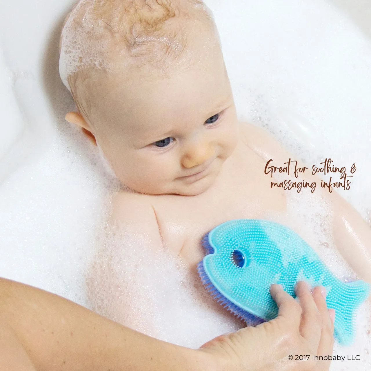 Innobaby Silicone Fish Bath Scrub