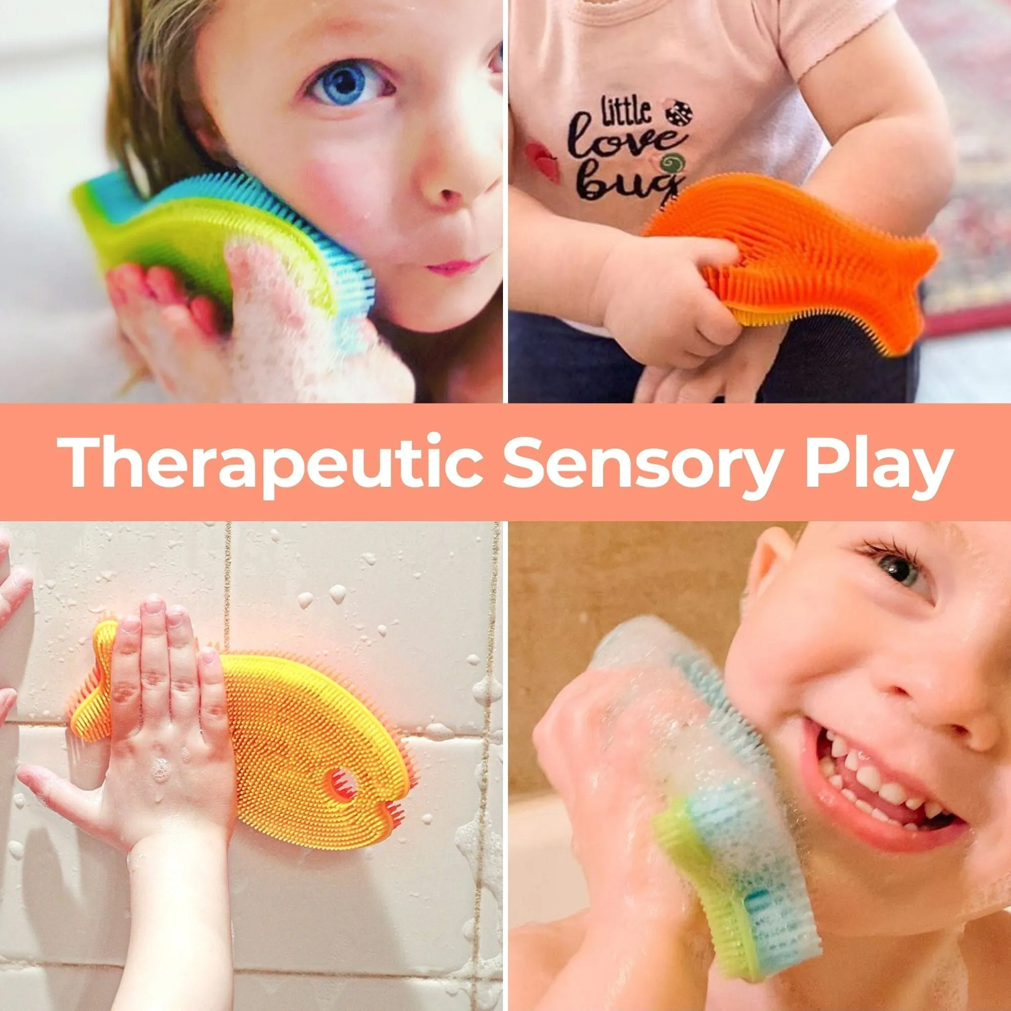 Innobaby Silicone Fish Bath Scrub