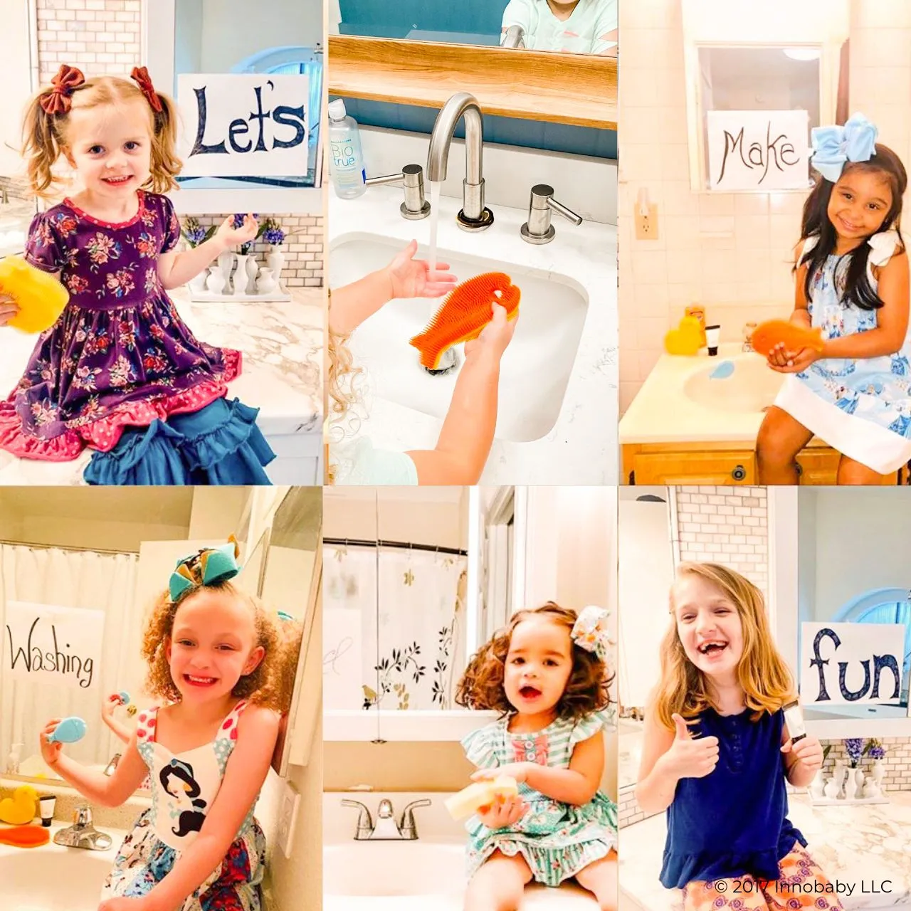 Innobaby Silicone Fish Bath Scrub