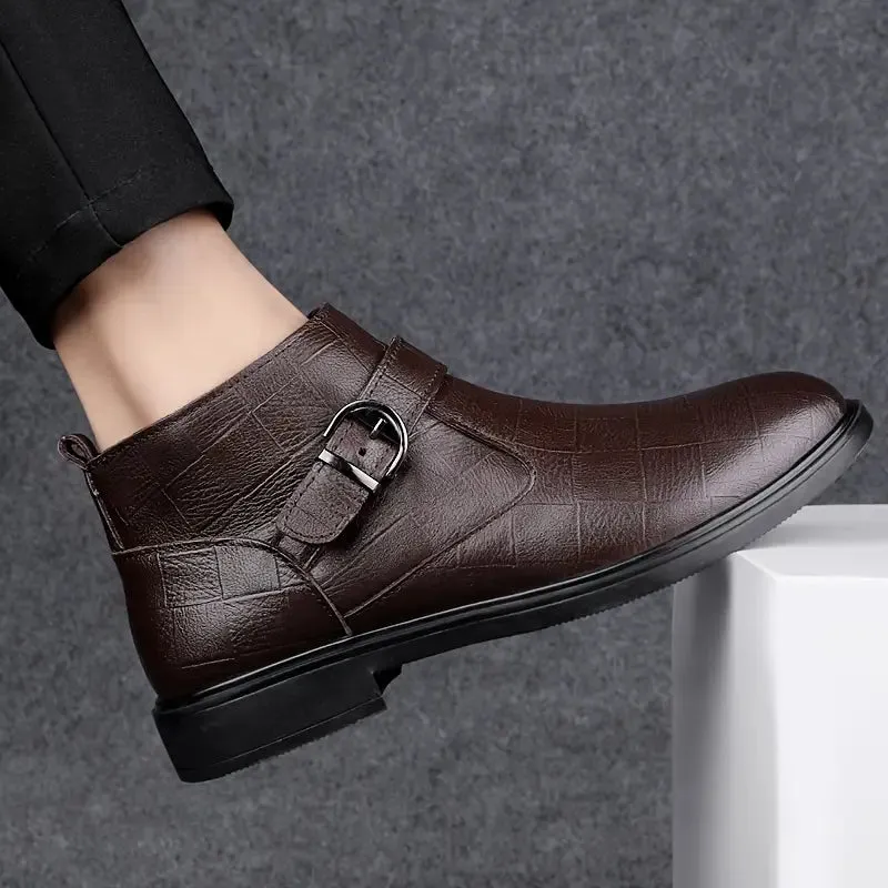 Jameson | Leather ranger boots for men