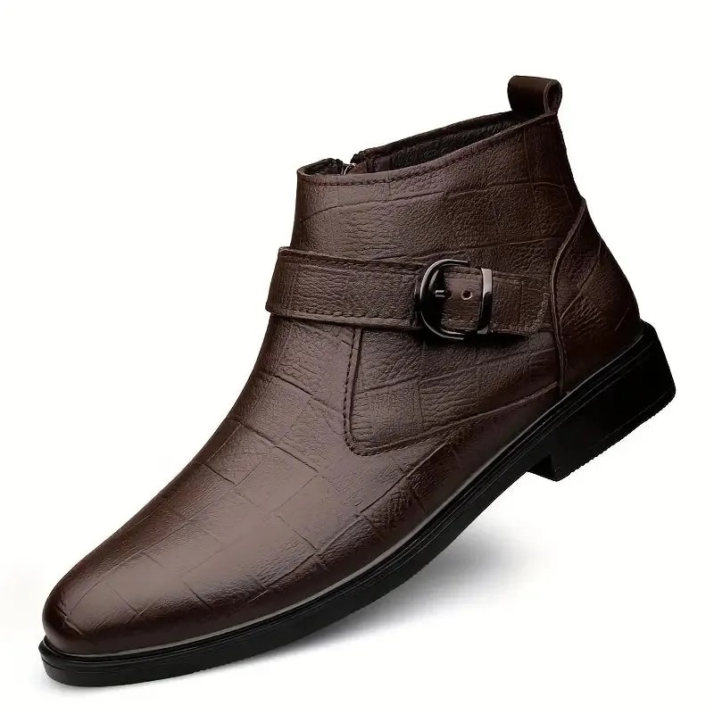 Jameson | Leather ranger boots for men