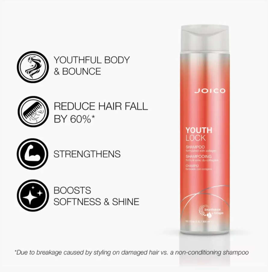 Joico YouthLock Shampoo Formulated With Collagen