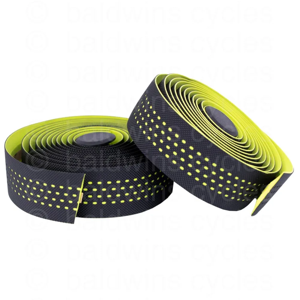 KranX Stretta Primo-High Grip Anti-Shock Handlebar Tape - Green Fluo