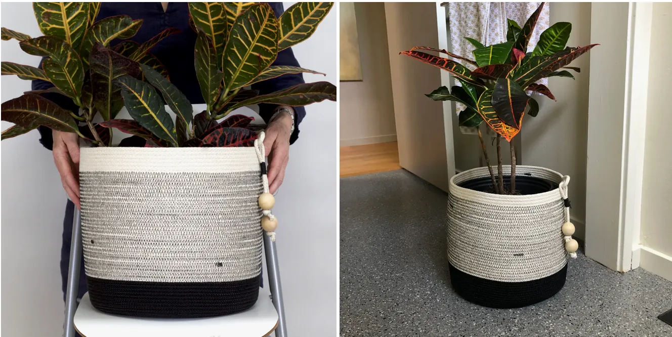Large Planter Cotton Rope Basket