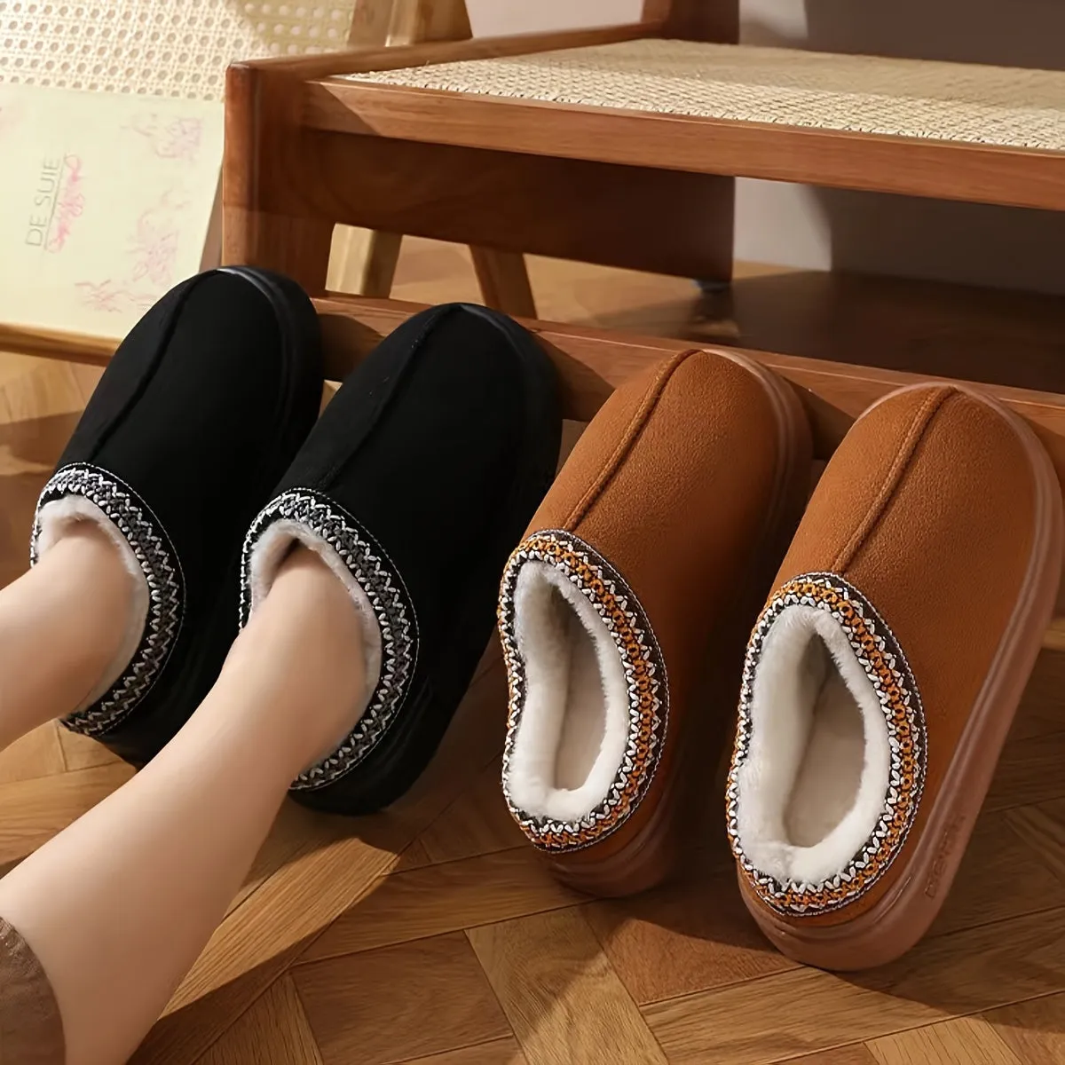 Lars – Comfortabele Pantoffels voor Mannen en Vrouwen, Met Geheugenschuim Binnenzool en Antislip EVA-Zool
