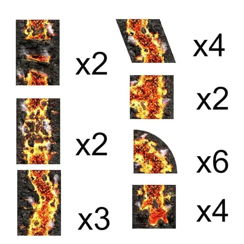 Lava River Neoprene Terrain Set