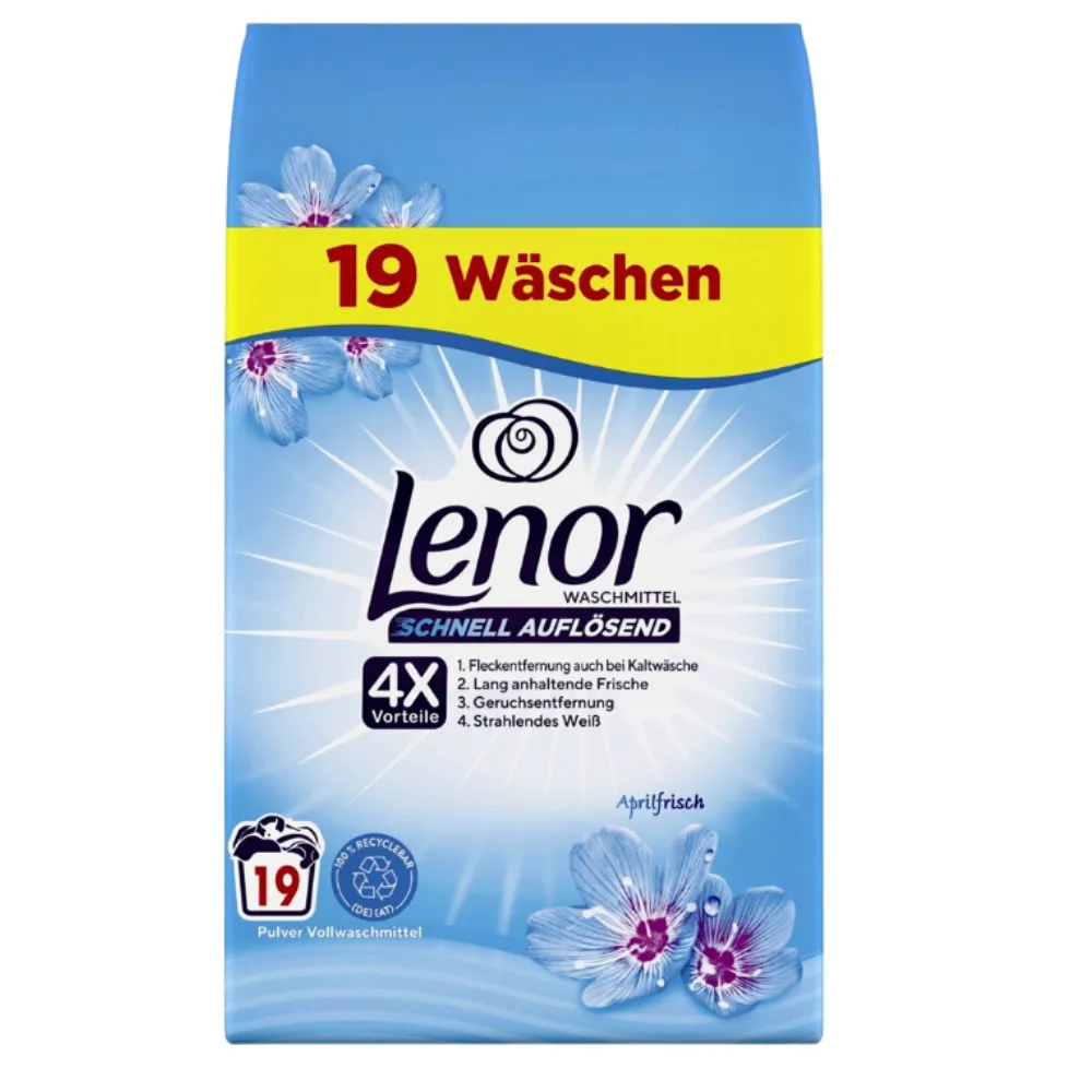 Lenor April Fresh Powder Detergent -1.14 Kg / 19 WL