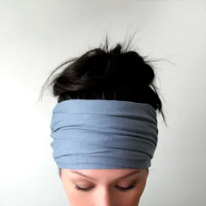 LIGHT STEEL BLUE Head Scarf