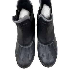 London Fog Mens Rye Duck Boot Mens Shoes Black 9M