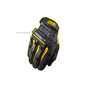 Mechanix Wear Gloves M-Pact (Black / Yellow / L Size)