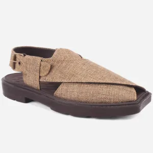Men's "SIDIQ" Leather Flat Peshawari Sandals