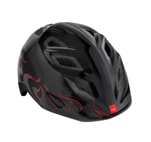 Met Elfo Child Helmet Glossy Black Flames
