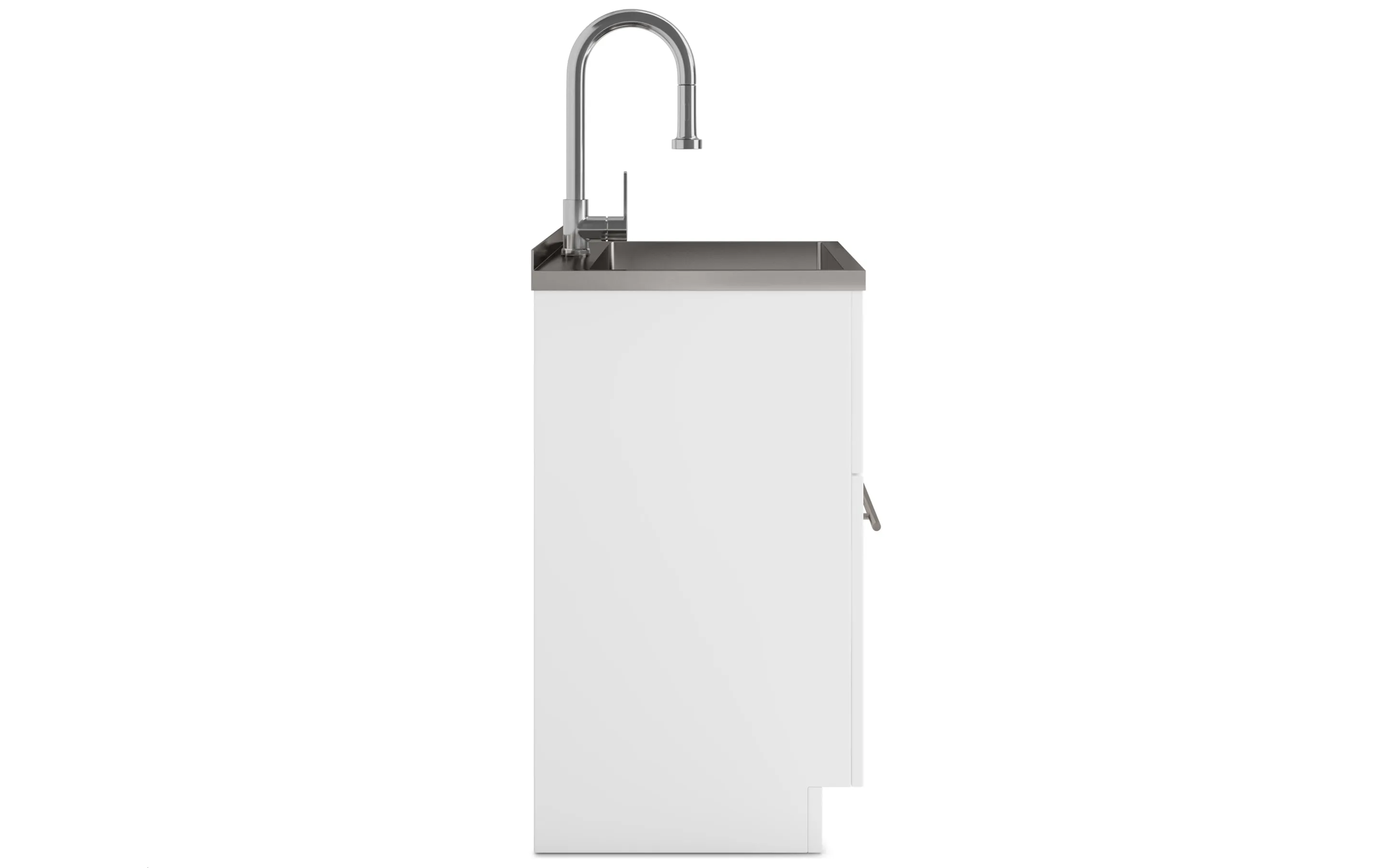 Metro All-In-One 28 inch Laundry Utility Sink and Cabinet