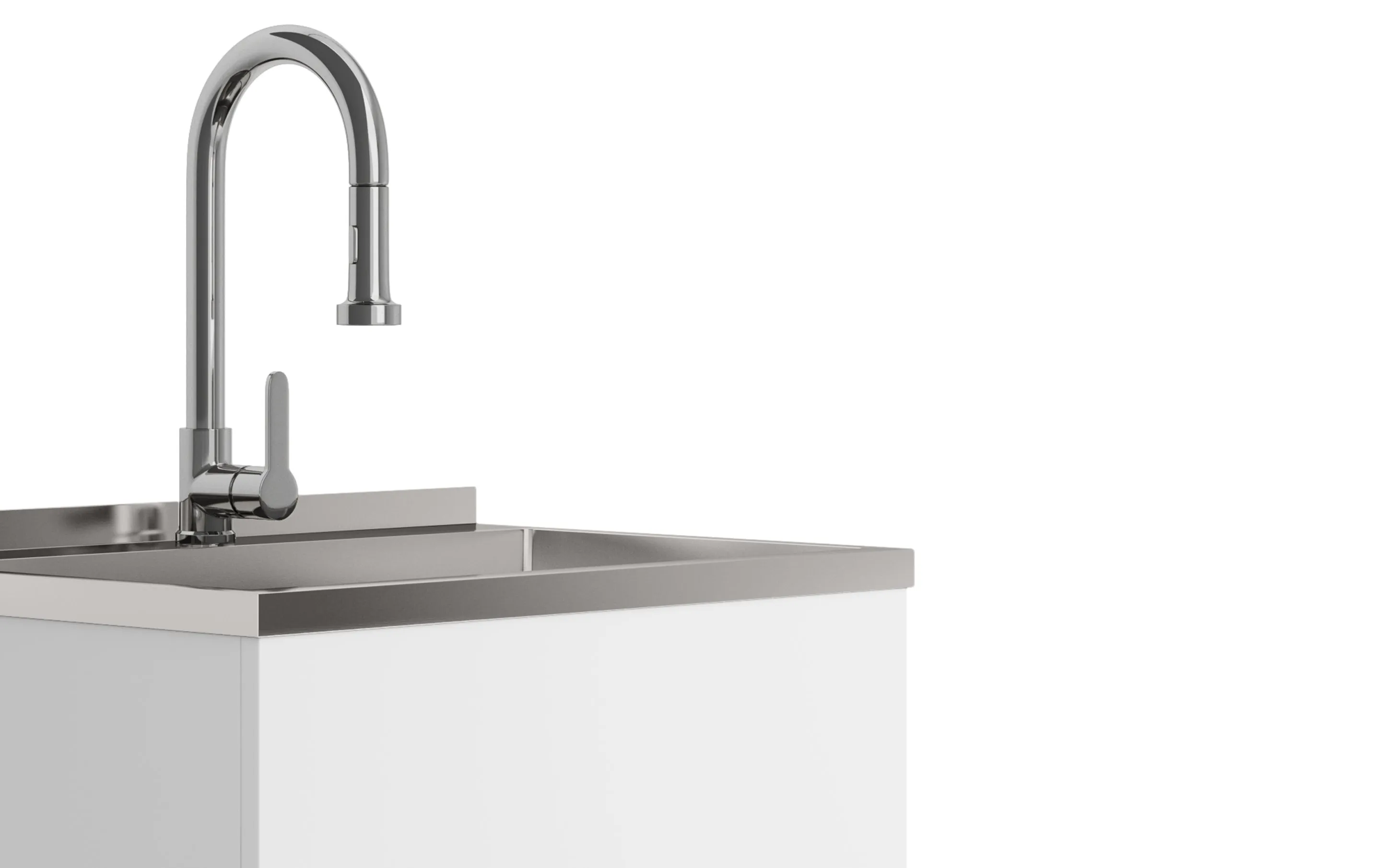 Metro All-In-One 28 inch Laundry Utility Sink and Cabinet