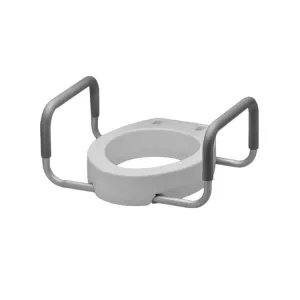 MOBB 4" inch Raised Toilet Seat with Arms: Regular - MHRTSA