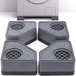 New Anti Vibration Pads for Washing Machine,4 Pcs Rubber Washer and Dryer Machine Feet Pads Anti-Walk Anti Slip Mat Washing Machine Stabilizer Base Support Stopping Shaking Moving Noise Dampeners