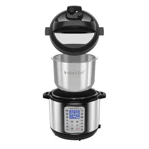 New in box! INSTANT POT Duo Plus 6 Qt 9 in 1 multi-use Pressure Cooker - Stainless Steel / Black, Retails $150 