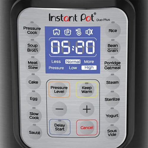 New in box! INSTANT POT Duo Plus 6 Qt 9 in 1 multi-use Pressure Cooker - Stainless Steel / Black, Retails $150 
