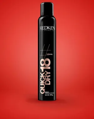 NEW Redken Quick Dry # 18 Hair Spray 9.8 Oz! Retails $50 