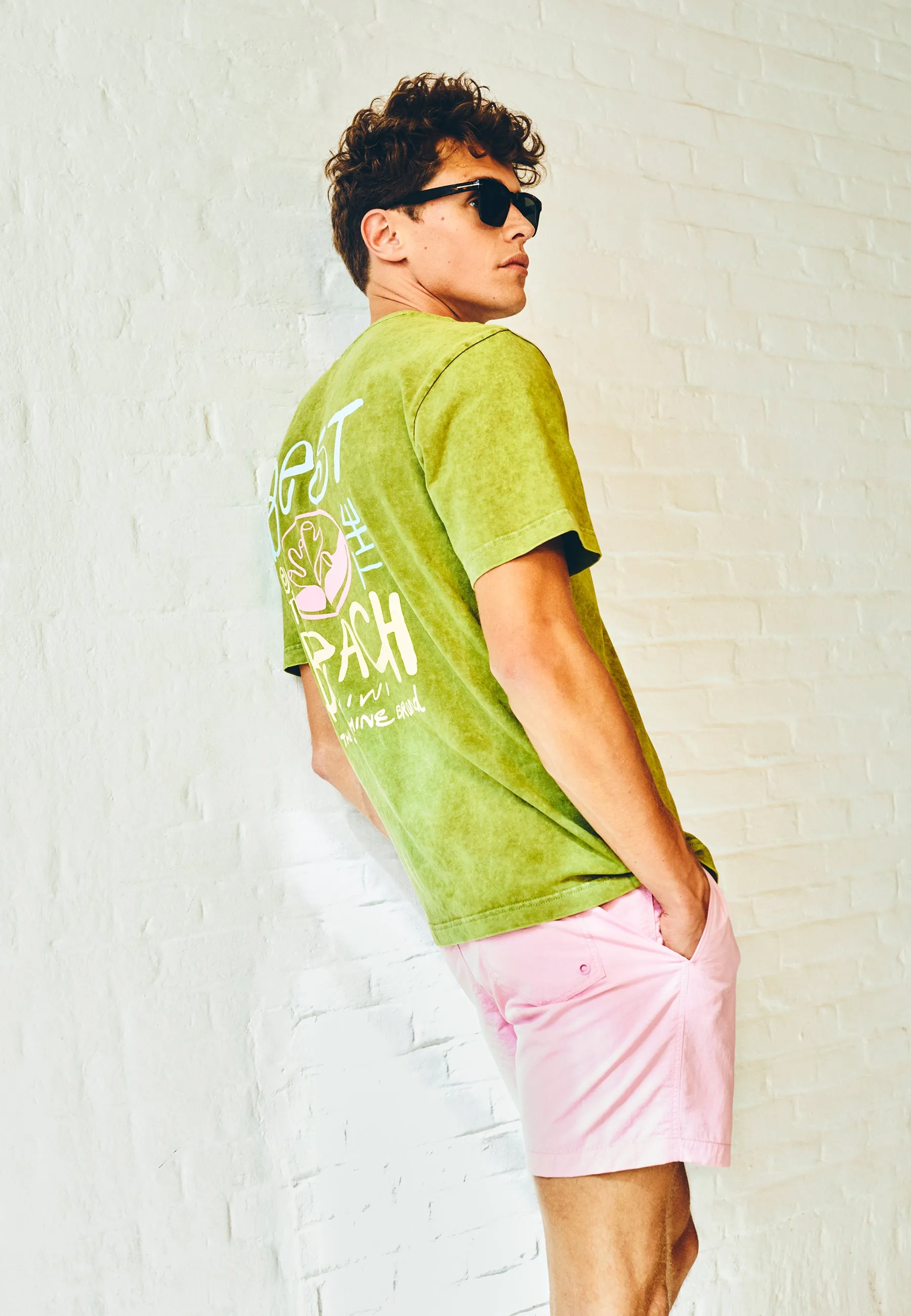 NICK QUICK DRY swim shorts solid | pink chalk