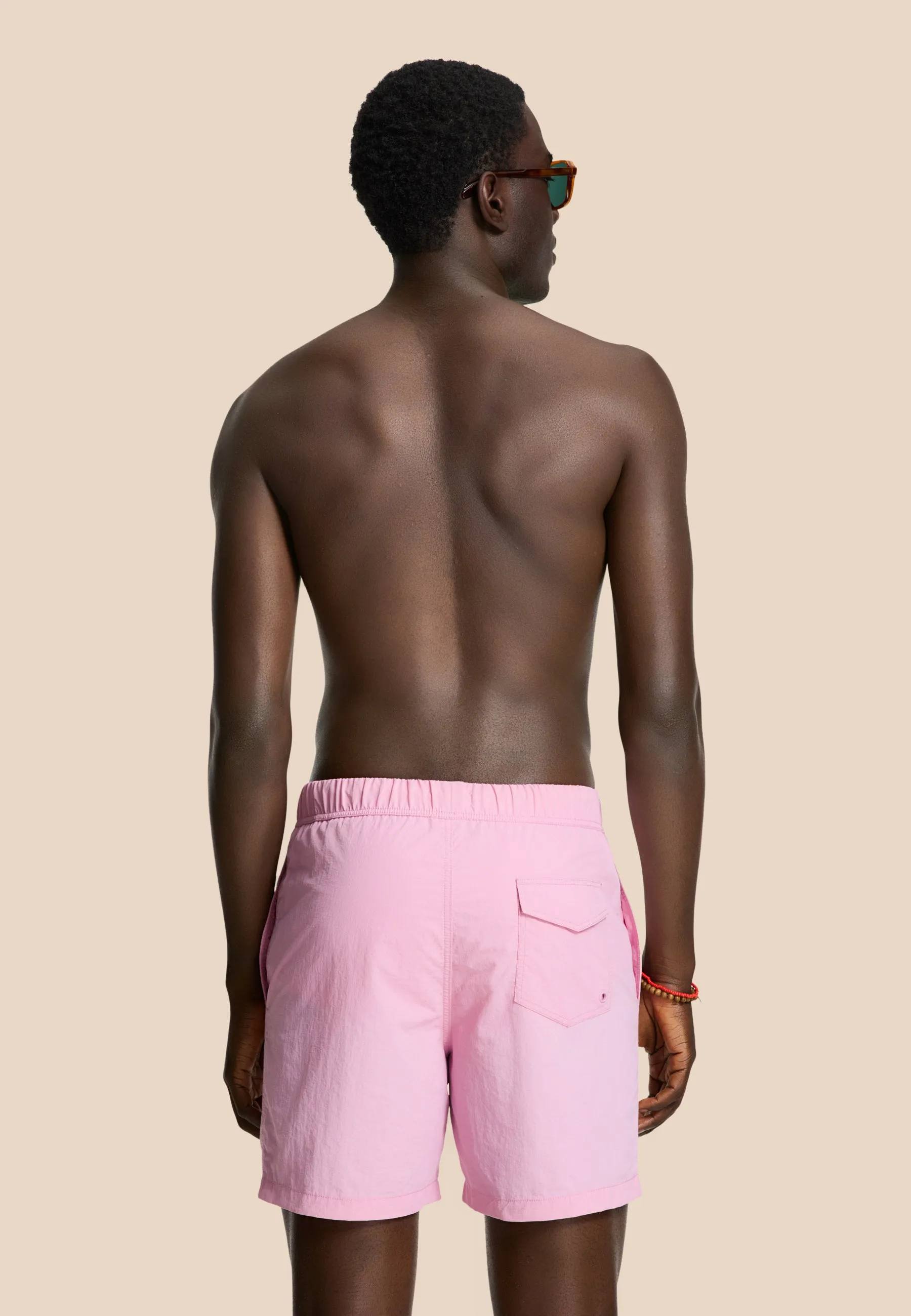 NICK QUICK DRY swim shorts solid | pink chalk