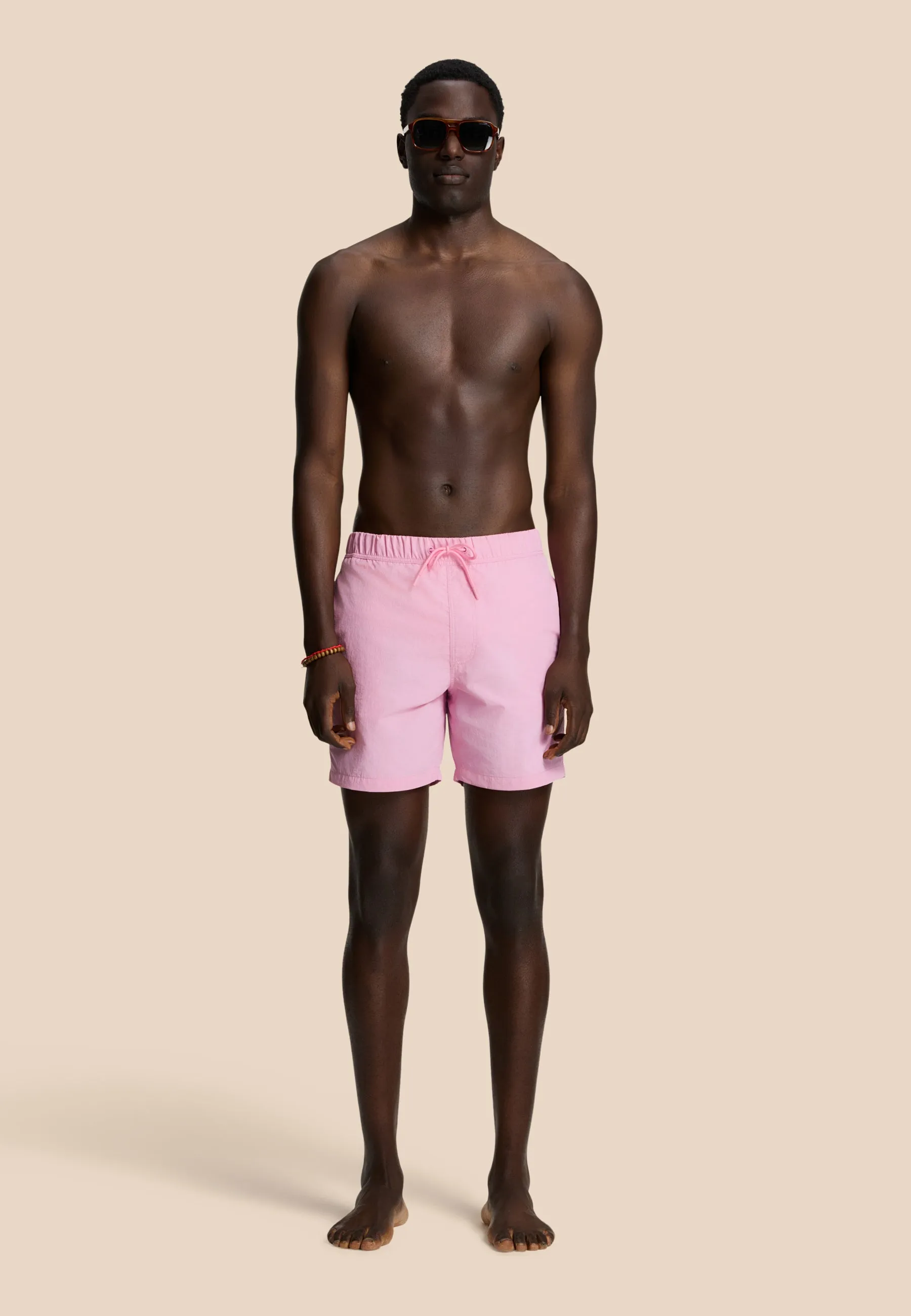 NICK QUICK DRY swim shorts solid | pink chalk