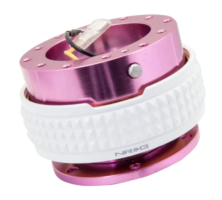 NRG Quick Release 2.1 - Pink Body / Glow in the Dark Pyramid Ring