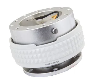 NRG Quick Release 2.1 - Silver Body / Glow in the Dark Pyramid Ring