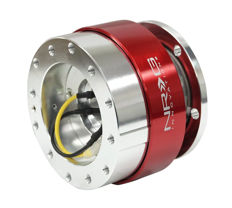NRG SRK-100RD Black Body Red Chrome Ring Quick Release Gen 1.5