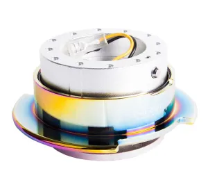 NRG SRK-250SL-MC Silver Body / NeoChrome Ring Quick Release Gen 2.5