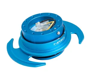 NRG SRK-650BL Blue Body/Blue Ring w/Handles Quick Release Gen 3.0