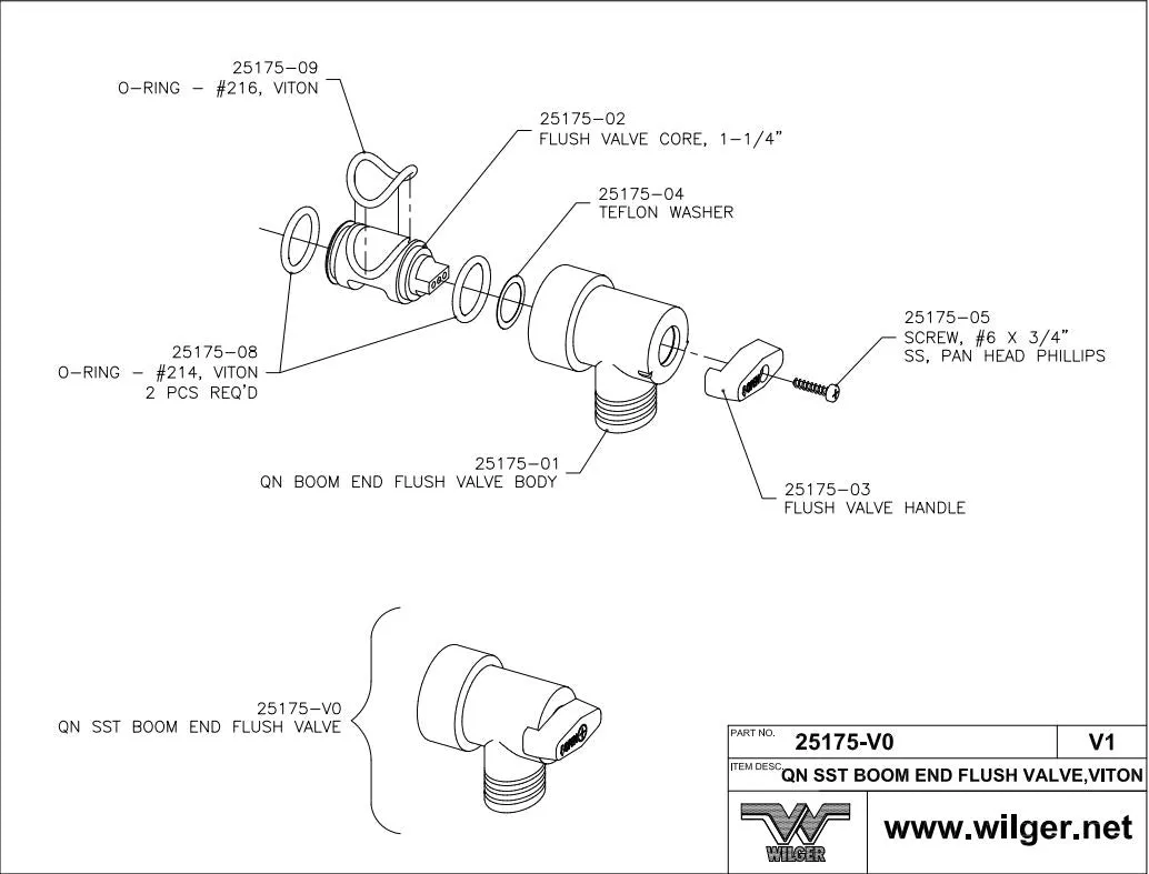 O-RING, BUNA N  #214, VITON