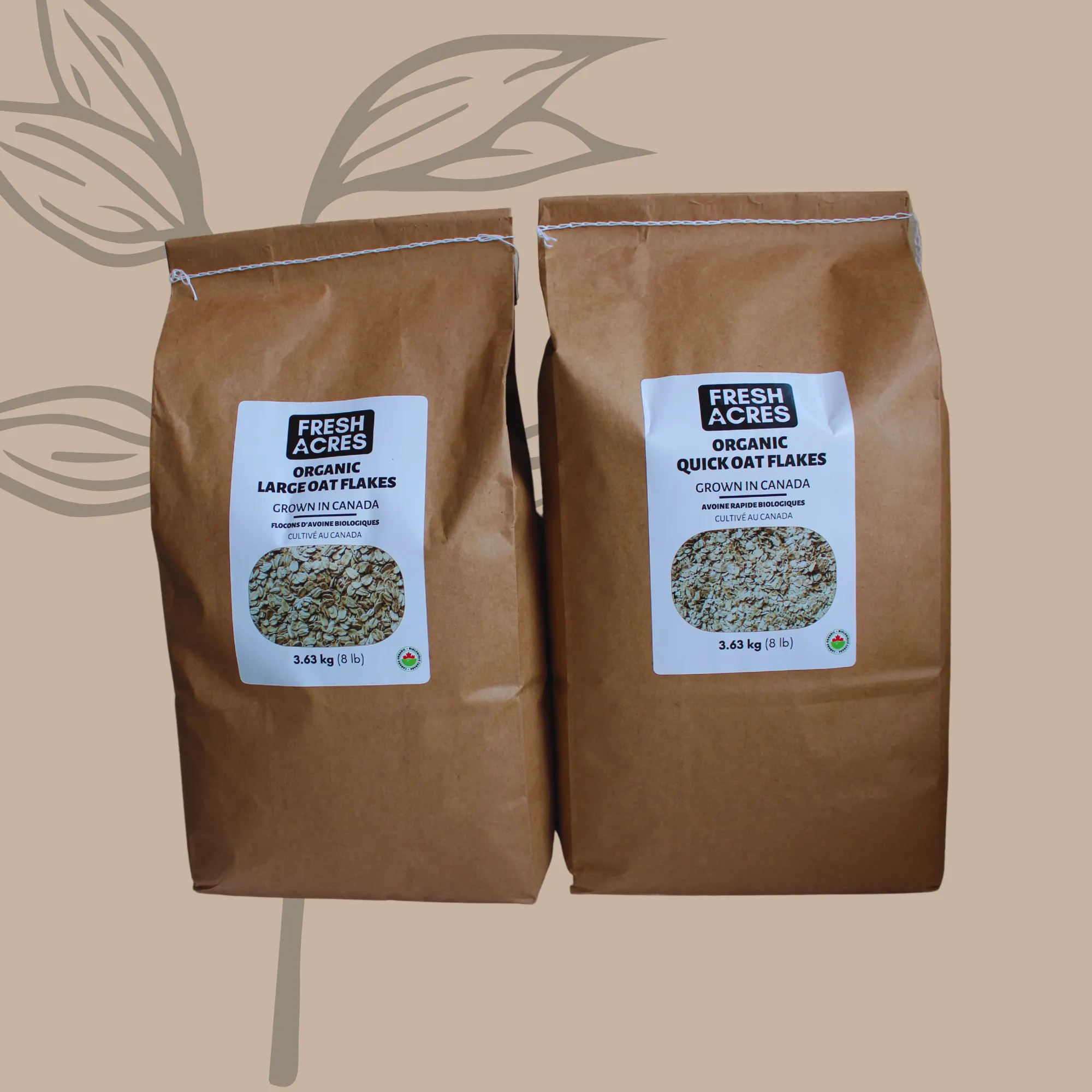 Organic Quick Oat Flakes - 3.63kg (8lb)