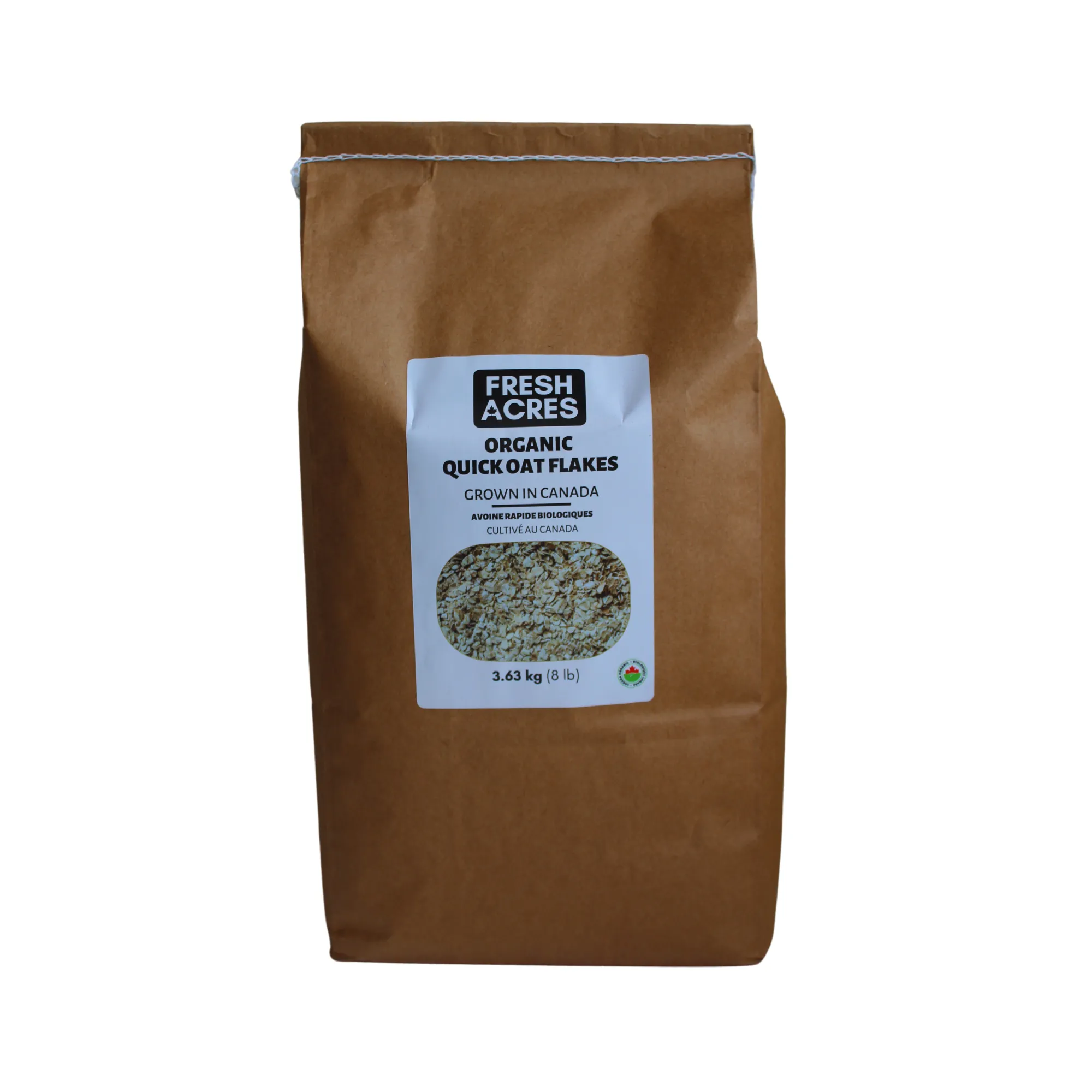 Organic Quick Oat Flakes - 3.63kg (8lb)