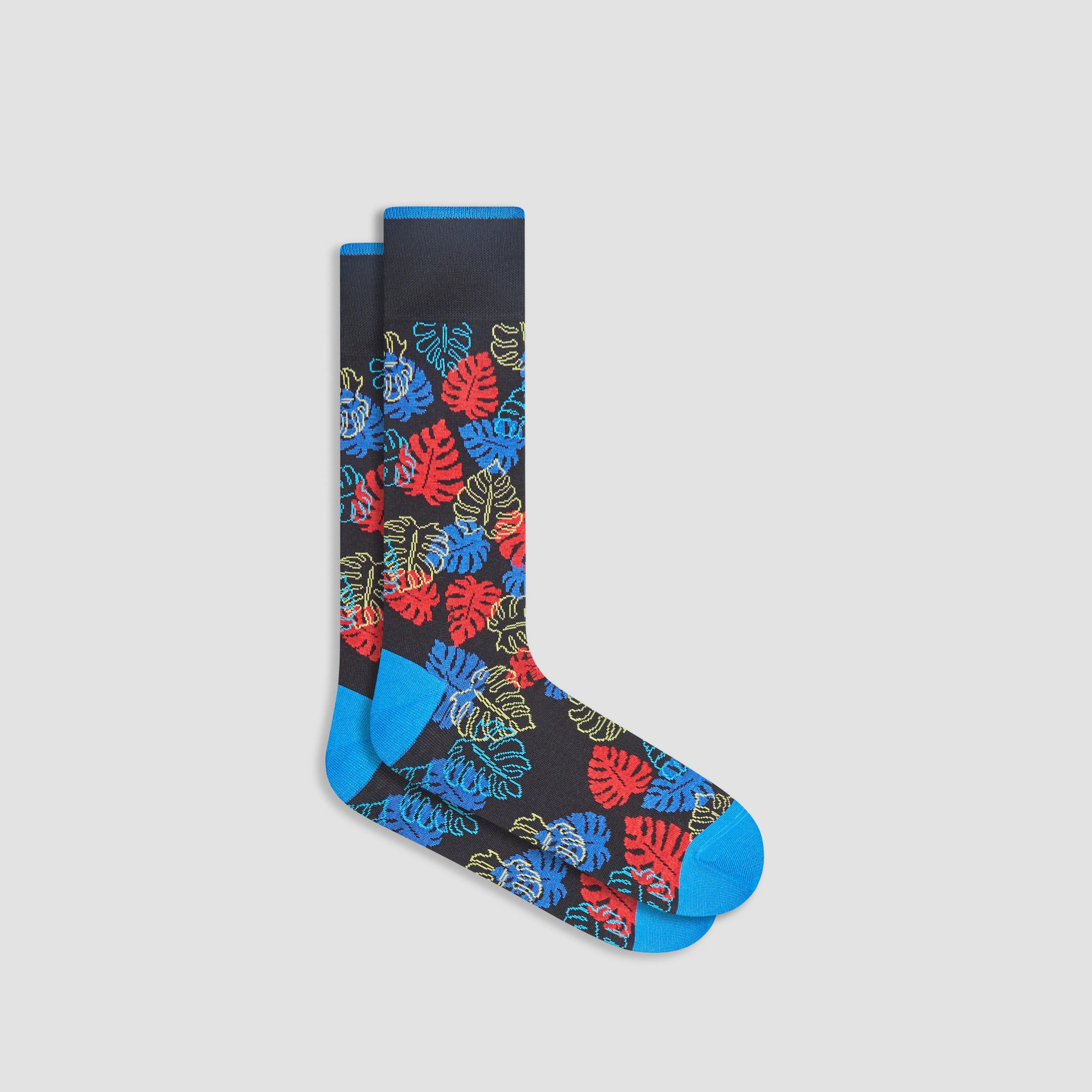 Palm Leaves Mid-Calf Socks
