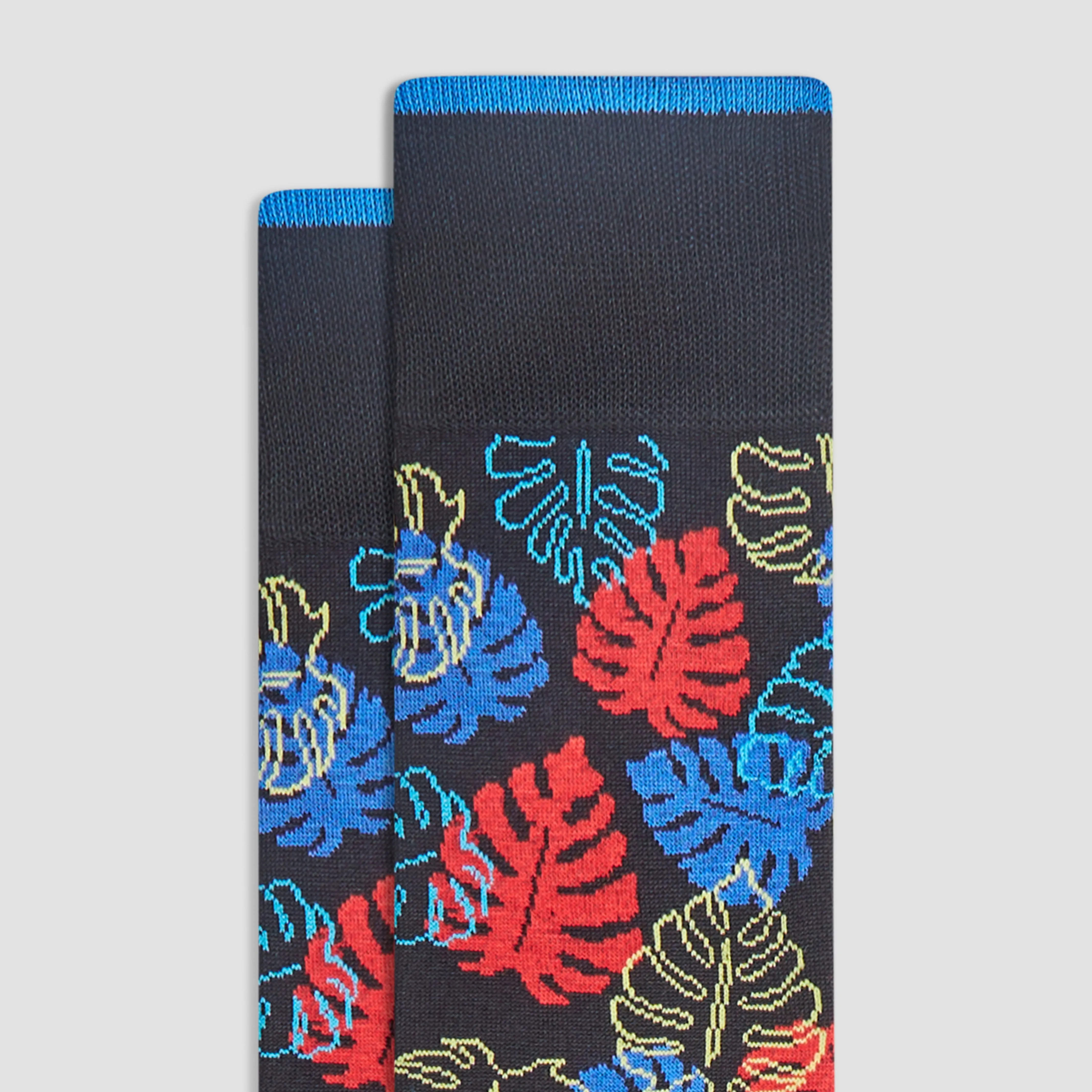 Palm Leaves Mid-Calf Socks