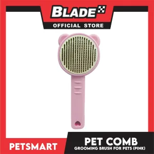 Pet Comb Easy Clean 01 (Pink) Grooming Brush for Pets