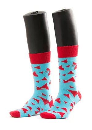 Pine Tree Design Men Socks