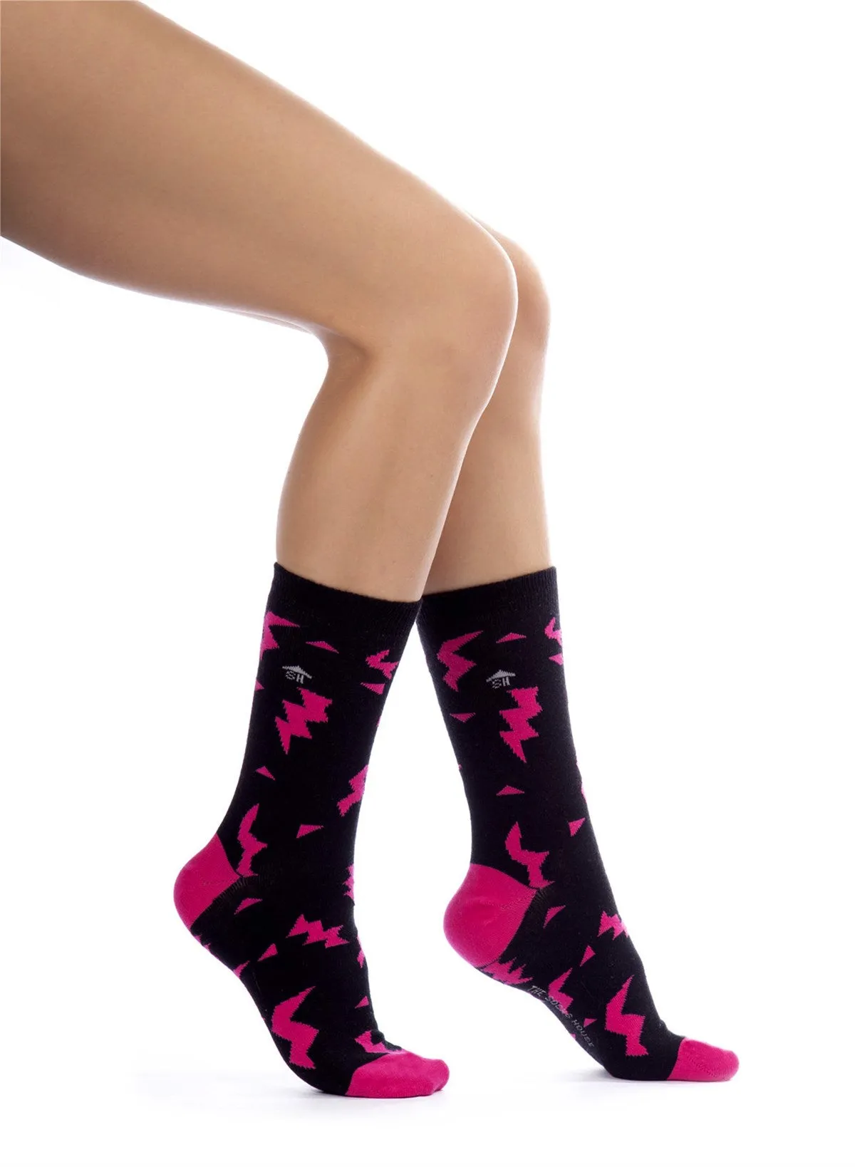 Pink Thunder Design Women Socks