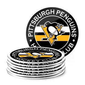 Pittsburgh Penguins Coasters - Eight Pack Set