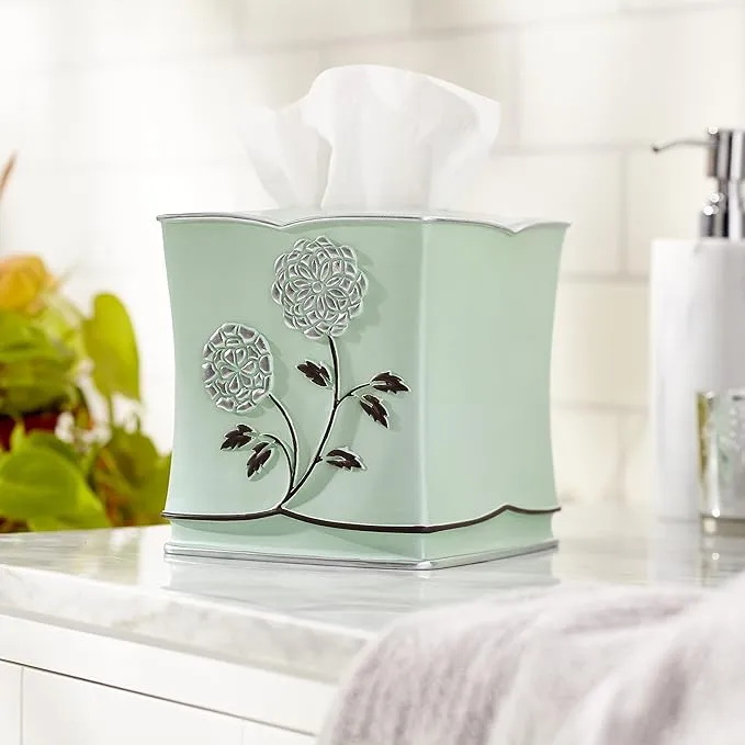 Popular Bath Tissue Box, Avantie Collection, Aqua