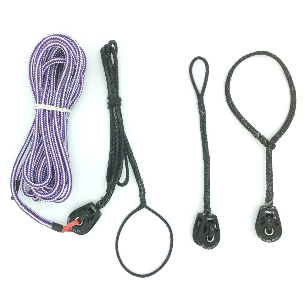 Quick Release Outhaul System - Top Of Boom - Allen 20mm Blocks