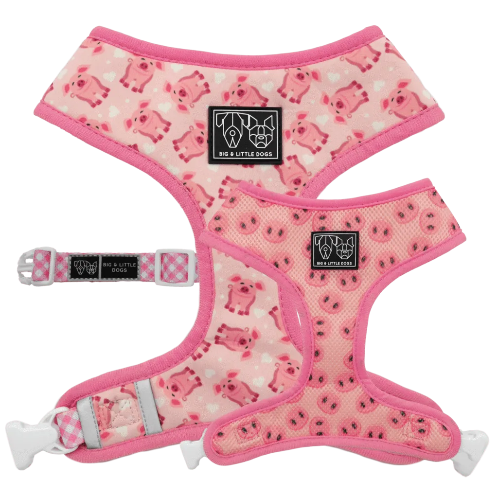 "Pink Piggy" Reversible Harness
