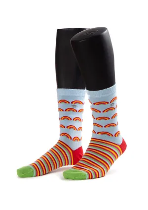 Rainbow Design Women Socks