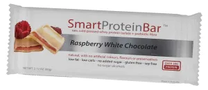 Raspberry White Chocolate Smart Protein Bar - Best Before 24 Apr 2025