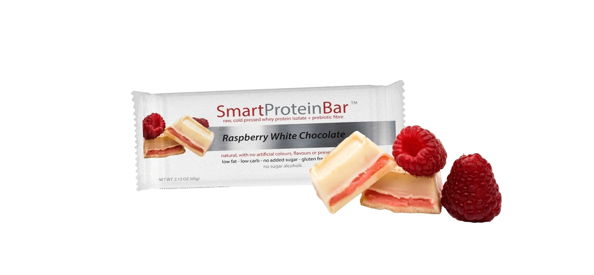 Raspberry White Chocolate Smart Protein Bar - Best Before 24 Apr 2025