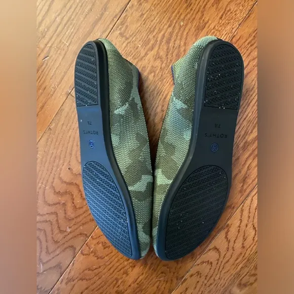 Rothy’s the Loafer in Olive Camo