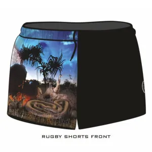 Rugby Shorts | Australian Camping Blue Adventure ★Pre-Order★